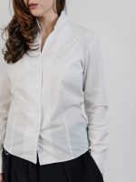 Fitted Cotton Poplin Shirt