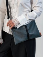 Faux Leather Handbag with Strap - Image 3