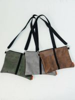 Faux Leather Handbag with Strap - Image 4