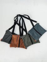 Faux Leather Handbag with Strap - Image 6